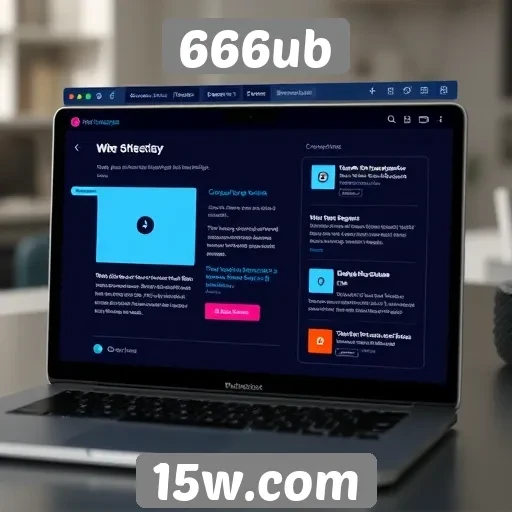 Análise da interface do usuário do site 666ub